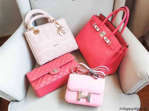 Pink Luxury Bags collection: Hermes Chanel Dior